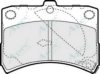 DAIHA 0449192713 Brake Pad Set, disc brake